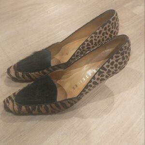 Animal ‎ print high heeled pumps